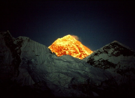 Everest - La piramide dell'Everest dal versante Sud.
