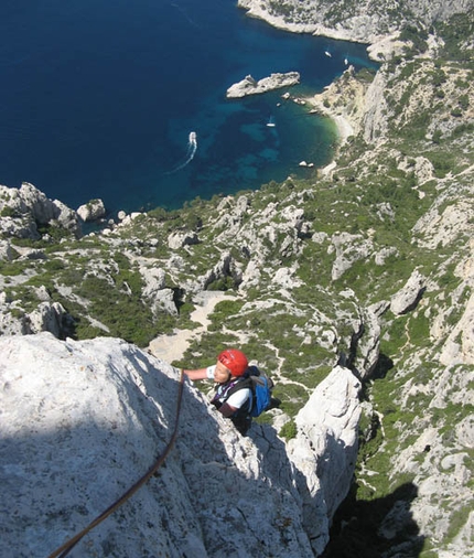 Calanques, France - Climbing in the Calanques: Arête de Marseille - La Candelle