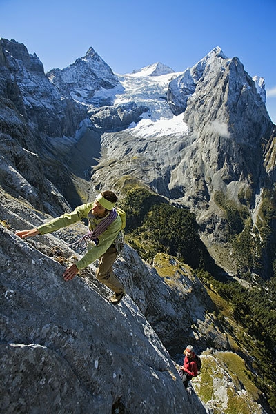 PatitucciPhoto - Bruno Schlappi climbing the Rosenlauihorn in the Berner Oberland, Switzerland