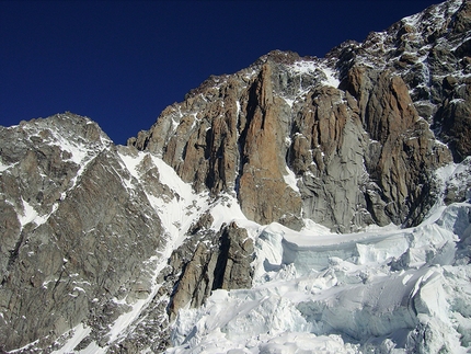 Alpinismo and climbing - Pilastro Rosso del Brouillard (Mont Blanc)