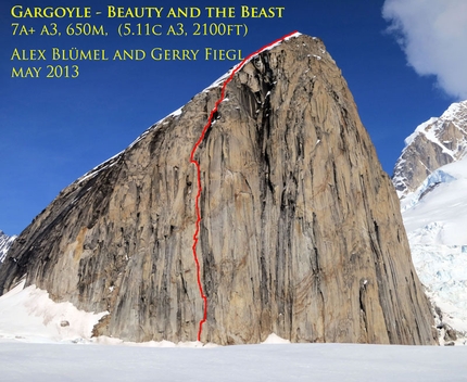 Beauty and the Beast, first ascent on Alaska's Gargoyle