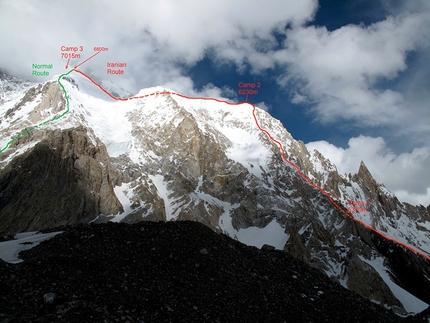 Ore drammatiche sul Broad Peak per la spedizione Iraniana