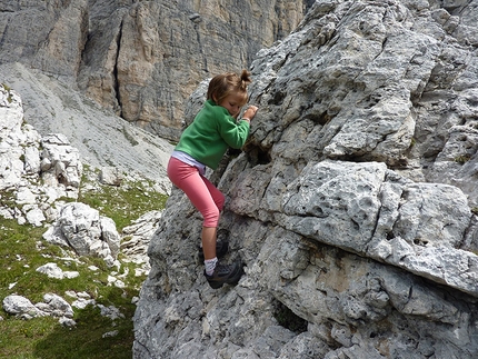 Heidi - Cima Canali, Pale di San Martino - Si arrampica!