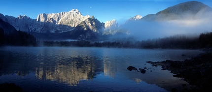 Alpi Giulie - Mangart dal lago di Fusine