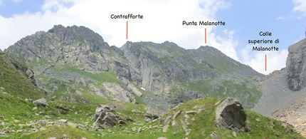 Superdad, Punta Malanotte - Superdad (120m, 5c) di Fabio Ventre & Mauro Ventre, Punta Malanotte, Alpi Cozie