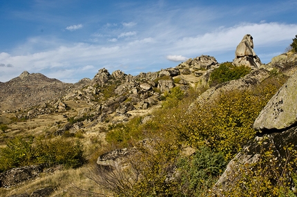 Bouldering at Prilep, Macedonia - The boulders at Prilep