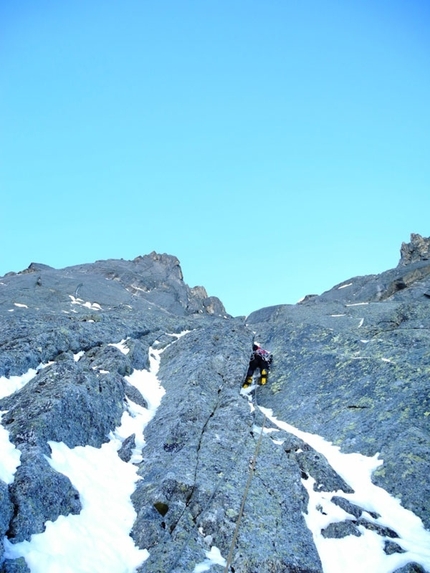 Fancy of Peckers, new variation up Col du Peigne by Sanguineti and Cavalli
