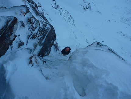 Tito Arosio - BMC International Winter Meet 2014: erba, neve e roccia. il meglio dell'arrampicata scozzese - Beinn Eighe - Piggot's Route
