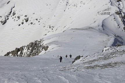 Chaberton 3131m, Alpi Cozie - Chaberton: salendo dal colle