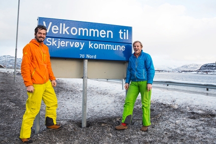 Tromsø, Norway - Benedikt Purner & Albert Leichtfried at Skjervoy