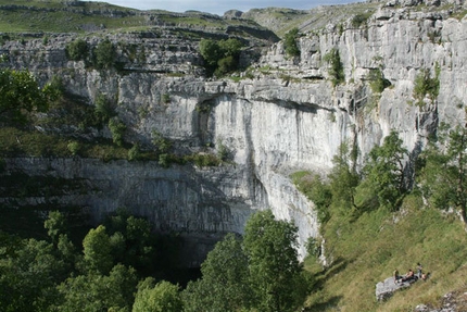 Malham Cove - Malham Cove, home to some of the finest limestone climbing in England.