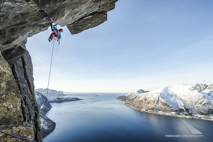 Senja Island new ice climbs in Norway by Papert, Hauser and Senf