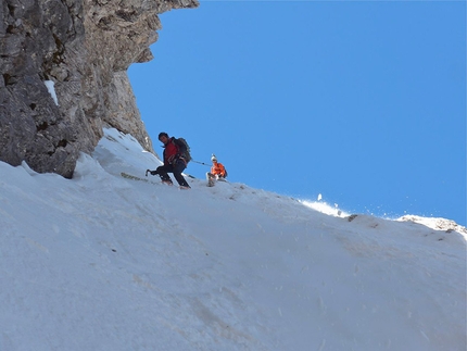 Peitlerkofel, Dolomites - Cima Piccola di Putia: new ski descent down the North Face by Simon Kehrer, Roberto Tasser and Ivan Canins
