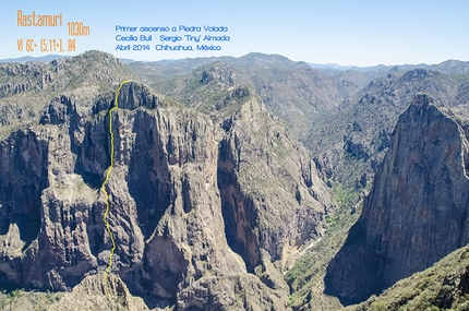 Piedra Bolada (Mexico): first ascent by Cecilia Buil and Sergio Almada
