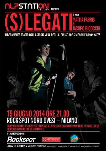 (S)legati - La locandina dello spettacolo del 19/06/2014 al Rockspot di Pero (Milano)