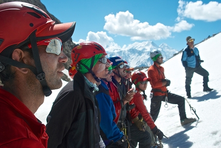 Mountain Wilderness Wakhi Project 2014 - Allievi durante le esercitazioni