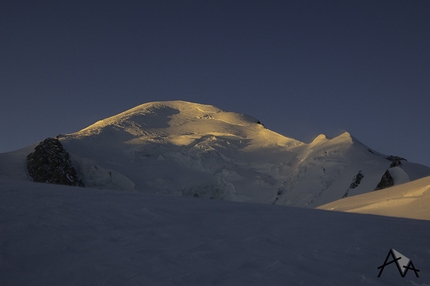 Monte Bianco senza cima. Di Mattia Salvi