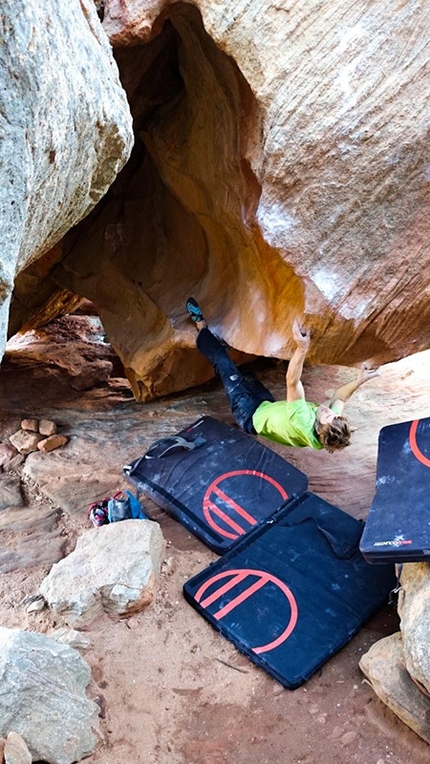 Rocklands, South Africa - James Pearson and Caroline Ciavaldini... some bouldering of course