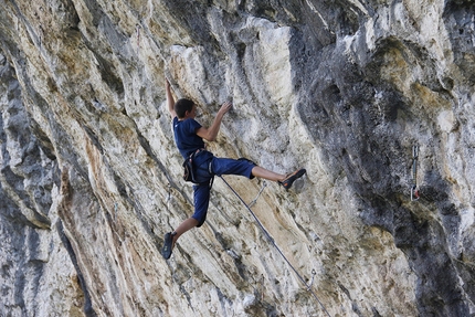 Giorgio Bendazzoli - Giorgio Bendazzoli climbing at Covolo (VI)