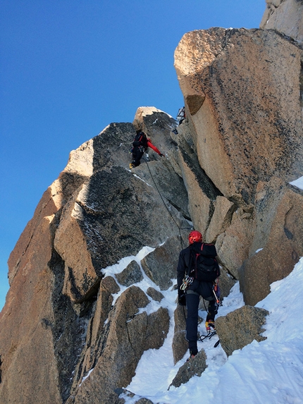 Corso aspiranti guida alpina 2013 - 2014 - Esame alta montagna | Monte Bianco