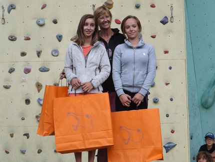 14° Memorial Bruseghini 2014 - Podio femminile del 14° Memorial Bruseghini: Anna Aldè, Nicoletta Costi e Melissa del Vincenzo.