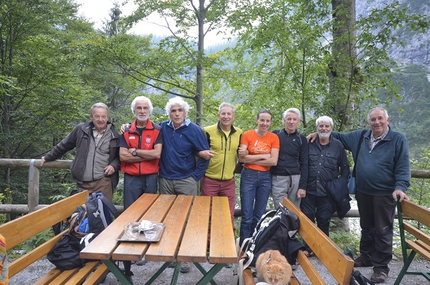 Brenta Dolomites, Brenta Base Camp 2014 - Group photo of the 