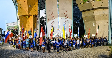 IFSC European Youth Boulder Championships 2014 - Opening ceremony of the IFSC European Youth Boulder Championships 2014