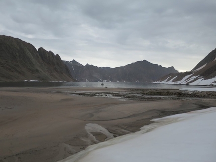 Groenlandia 2014, Ralph Villiger e Harald Fichtinger - La baia dove hanno lasciato la barca a vela