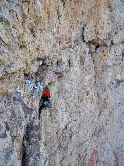 Corso aspiranti guida alpina 2013 - 2014 - Modulo roccia in Dolomiti: Via Franz alle Mesule