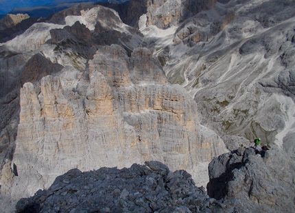 Corso aspiranti guida alpina 2013 - 2014 - Modulo roccia in Dolomiti: Via Gardenesi al Catinaccio