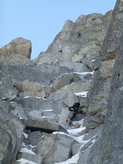 Clean Climb, new route on Monte Nero by Giovanni Ghezzi and Demis Lorenzi
