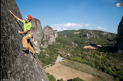 Petzl RocTrip 2014: climbing  at Meteora in Greece