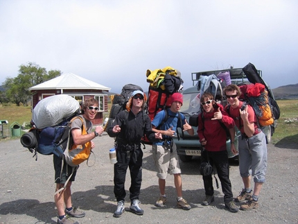 Free South Africa, Torres del Paine - Il team al completo.