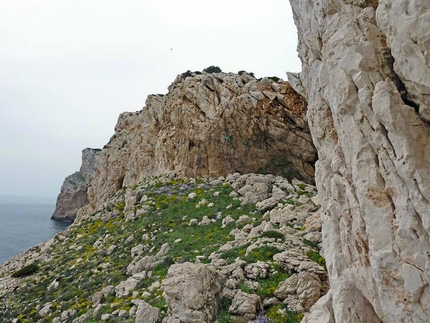 Falesia Casarotto a Capo Caccia (Alghero) - La grotta