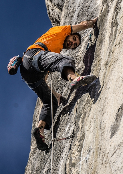 Cornalba - Daniele Calegari climbing Feedback 8b, Cornalba