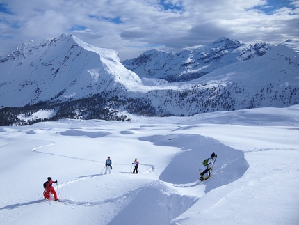 Sas de Dlacia (Val Badia, Dolomites) - Snowshoeing though the Fanes mountain group, Dolomites