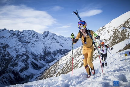 Coppa del Mondo di scialpinismo 2015 - Durante la gara individuale a Puy Saint Vincent della Scarpa ISMF World Cup