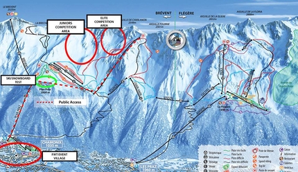 Swatch Freeride World Tour 2015 by The North Face - The Chamonix competition slope