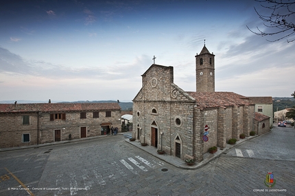 Luogosanto, Gallura, Sardinia - The Duomo at Luogosanto in Gallura, Sardinia.