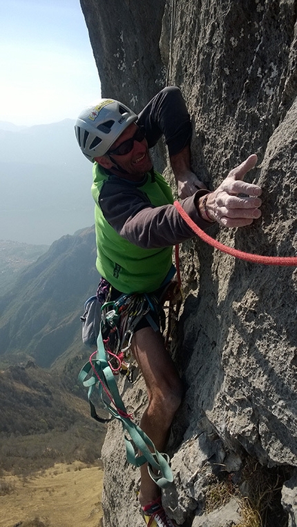 If, Monte Cavallo - Matteo Della Bordella and Eugenio Pesci making the first ascent of If, Monte Cavallo