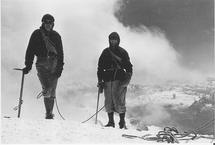 Agostino Gazzera - Agostino Gazzera sul Monte Bianco nel 1960