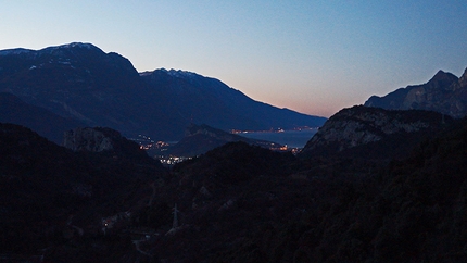 L'Ora del Garda, new rock climb at Mandrea (Arco) - Lake Garda as seen on Epiphany