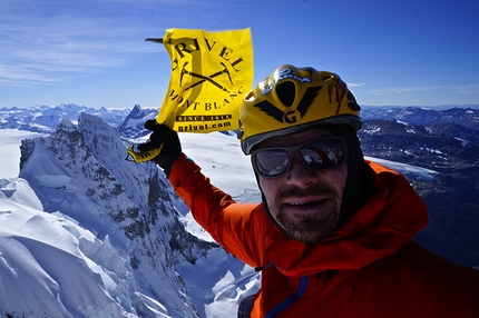 Markus Pucher effettua la prima salita della parete ovest del Marconi Sur in Patagonia