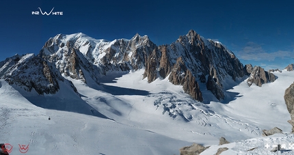 Monte Bianco  e la foto panoramica più grande del mondo
