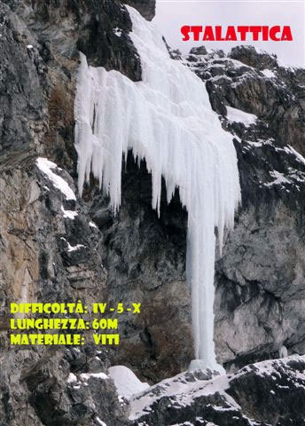 Stalattica, Livigno icefall first ascent by Salini and Panizza