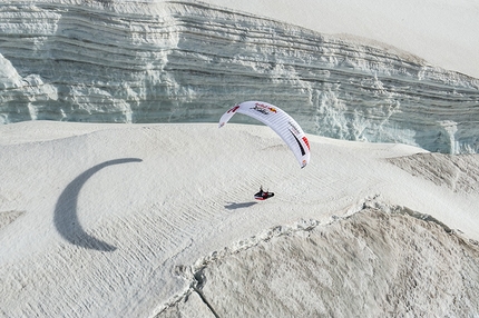 Red Bull X-Alps 2015 - Competitors fly at the Red Bull X-Alps at Zermatt, Switzerland on July 12th 2015