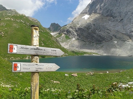 Passo Volaia, Alpi Carniche - Lago Volaia, Passo Volaia, Alpi Carniche