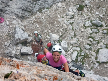 Rhm Rendez-vous Haute Montagne 2015 - Francesca in arrampicata