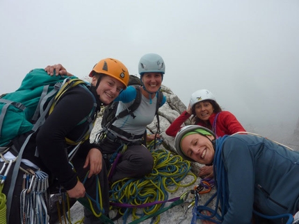 Rhm Rendez-vous Haute Montagne 2015 - In cima alla 4a Torre bassa (Cinque Torri, Dolomiti)