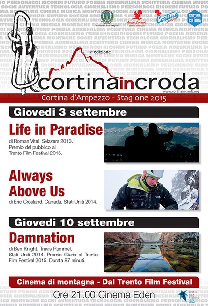 A Cortina InCroda la terza serata con il Trento Film Festival